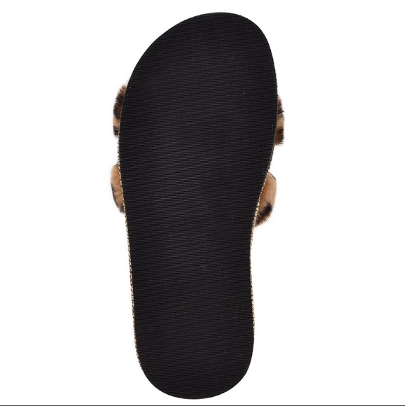 Slippy Faux Furry Furry Rhinestone Slippers 💕NWT💕 - Picture 4 of 6